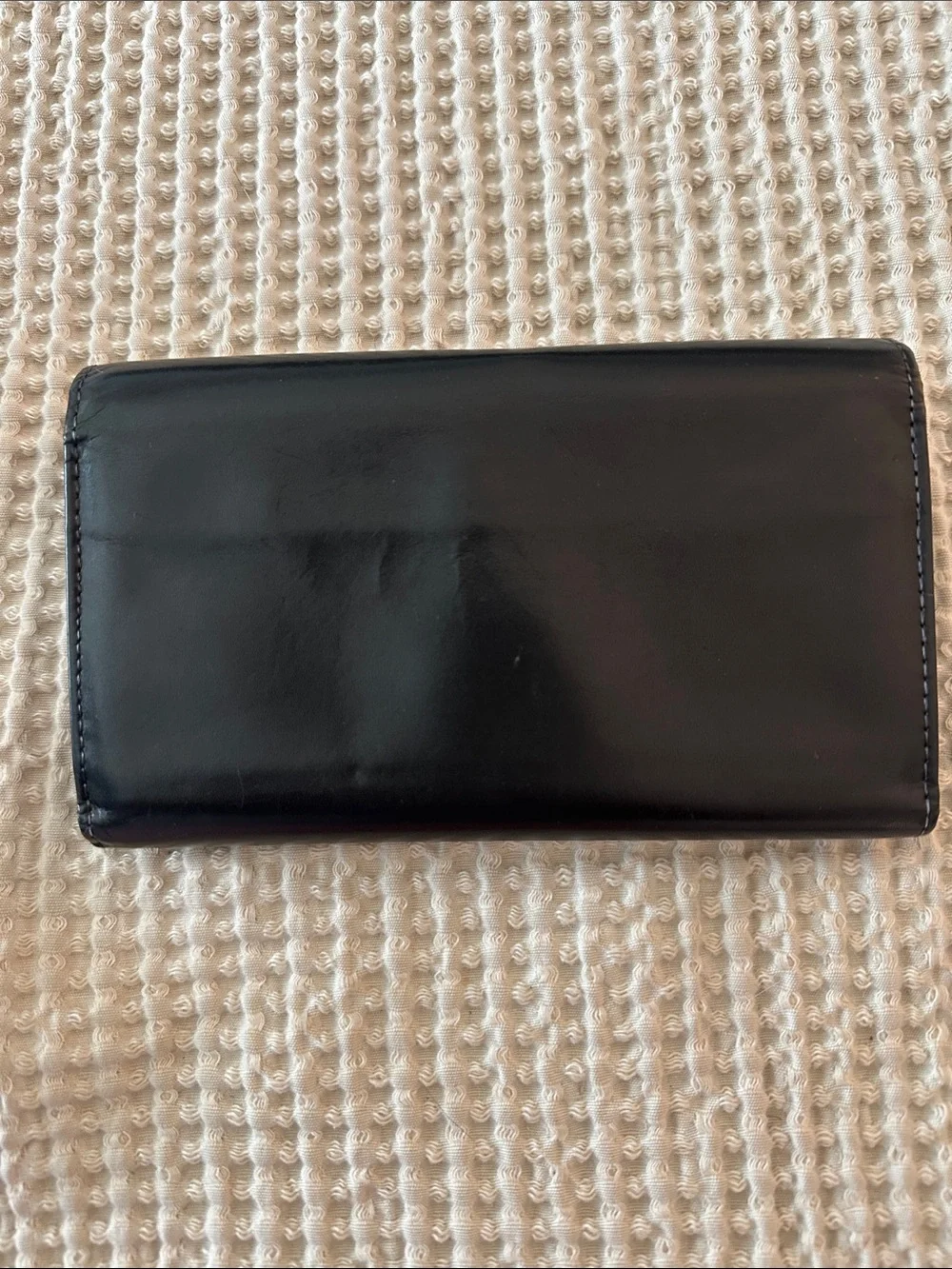 Vintage Bosca Leather Continental Envelope Wallet.
